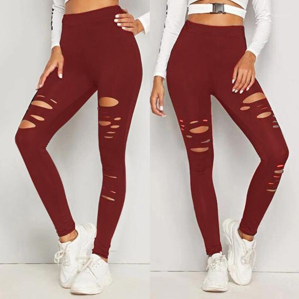 yoga outfits fashion womens hole solid color leggings tightening sports casual pants running trousers high waist tight pants1, White;red
yoga outfits fashion womens hole solid color leggings tightening sports casual pants running trousers high waist tight pants1, White;red
