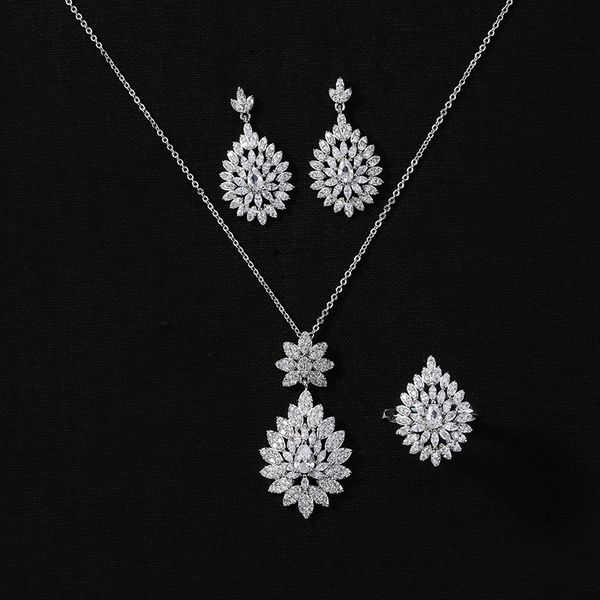 jeweler set hadiyana zircon necklace earrings and ring sets women party girlfriend gift cn1106 conjunto de joyas 201222, Slivery;crystal
jeweler set hadiyana zircon necklace earrings and ring sets women party girlfriend gift cn1106 conjunto de joyas 201222, Slivery;crystal