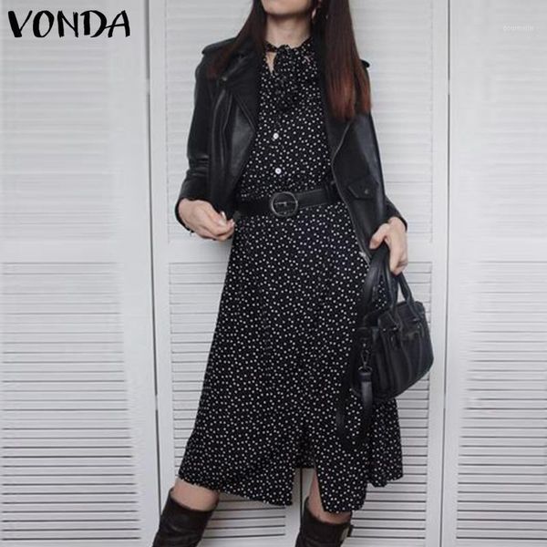 vonda party dresses 2020 women casual long sleeve vintage dot printed knee-length dresses plus size bohemian party vestidos 5xl1, Black;gray
vonda party dresses 2020 women casual long sleeve vintage dot printed knee-length dresses plus size bohemian party vestidos 5xl1, Black;gray