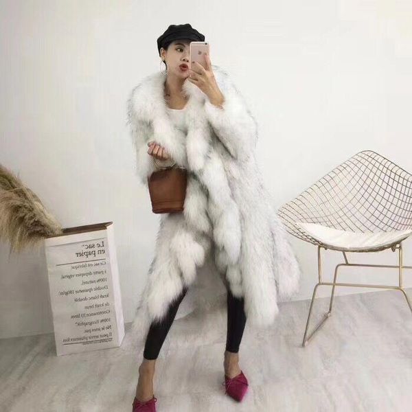 women's fur & faux 2021 fxfurs fashion korean weaving lapel ruffle trench coat raccoon coat1, Black
women's fur & faux 2021 fxfurs fashion korean weaving lapel ruffle trench coat raccoon coat1, Black