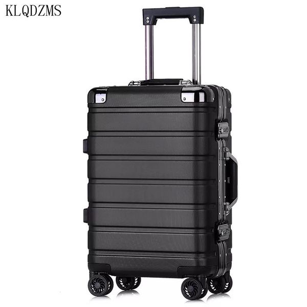 klqdzms 20" aluminum frame trolley suitcase travel carry on rolling luggage spinner on wheels boarding case lj201114
klqdzms 20" aluminum frame trolley suitcase travel carry on rolling luggage spinner on wheels boarding case lj201114