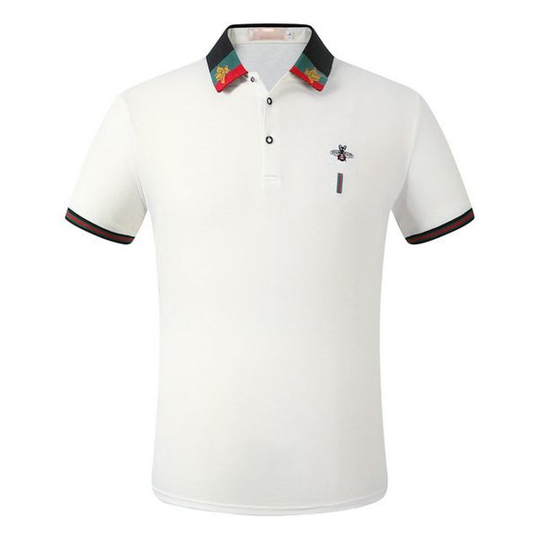 men's polo high-end business polos high-quality striped embroidery bee snake t-shirt cottonsummer fashion breathable short-sleeved lape, White;black
men's polo high-end business polos high-quality striped embroidery bee snake t-shirt cottonsummer fashion breathable short-sleeved lape, White;black