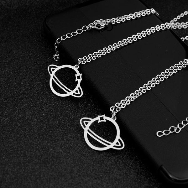 korean kpop punk stainless steel necklace hip-hop long chain planet pendant boys girls guys rock necklaces collar jewelry gift, Silver
korean kpop punk stainless steel necklace hip-hop long chain planet pendant boys girls guys rock necklaces collar jewelry gift, Silver