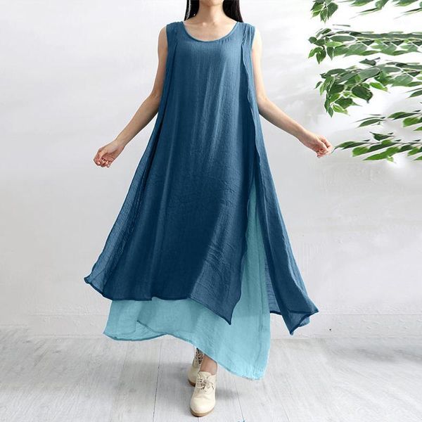 women's layer sundress 2020 zanzea bohemian beach maxi dress casual sleeveless sarafans vestidos female solid robe plus size 5xl1, Black;gray
women's layer sundress 2020 zanzea bohemian beach maxi dress casual sleeveless sarafans vestidos female solid robe plus size 5xl1, Black;gray