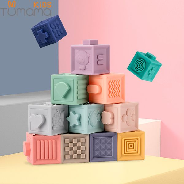 tumama 12pcs soft building blocks 3d touch hand balls baby massage rubber teethers squeeze toy bath toys juguetes bebe c1016
tumama 12pcs soft building blocks 3d touch hand balls baby massage rubber teethers squeeze toy bath toys juguetes bebe c1016