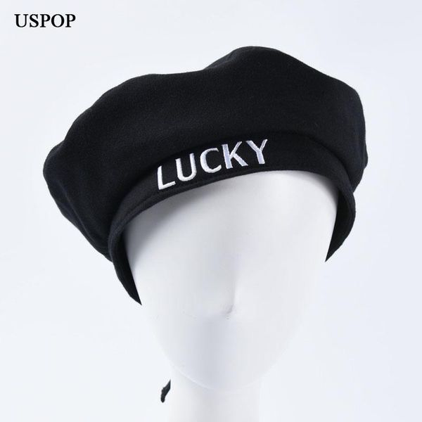 berets uspop 2021 adjustable for women men lucky letter embroidery couple autumn hats black blue painter hat, Blue;gray
berets uspop 2021 adjustable for women men lucky letter embroidery couple autumn hats black blue painter hat, Blue;gray