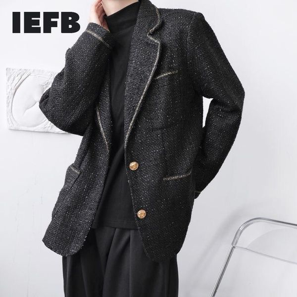 iefb 2020 men's new japanese streetwear fashion woolen suit coat loose single breasted black autumne clothes 9y46421, White;black
iefb 2020 men's new japanese streetwear fashion woolen suit coat loose single breasted black autumne clothes 9y46421, White;black