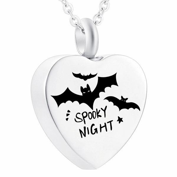 stainless steel heart cremation ashes memroial pendant halloween gift necklace with fill kit velvet bag - happy halloween, Silver
stainless steel heart cremation ashes memroial pendant halloween gift necklace with fill kit velvet bag - happy halloween, Silver