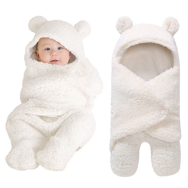 New Blanket Newborn Baby Swaddle Wrap Soft Winter Baby Bedding Receiving Blanket Manta Baby Sleeping Wrap Blanket Pgraphy Y201001