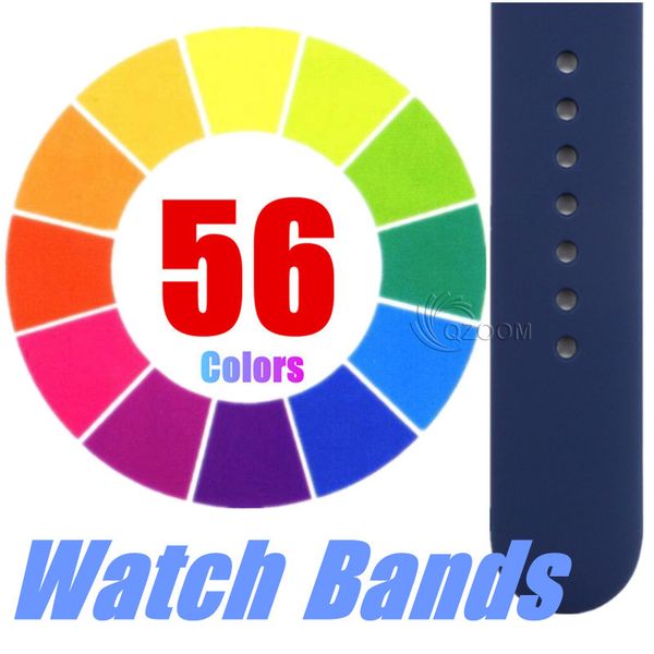 56 colors soft silicone sports band for watch series 6 se 5 4 3 rubber watchband strap for 40mm 44mm 38mm 42mm with opp bag factory price
56 colors soft silicone sports band for watch series 6 se 5 4 3 rubber watchband strap for 40mm 44mm 38mm 42mm with opp bag factory price