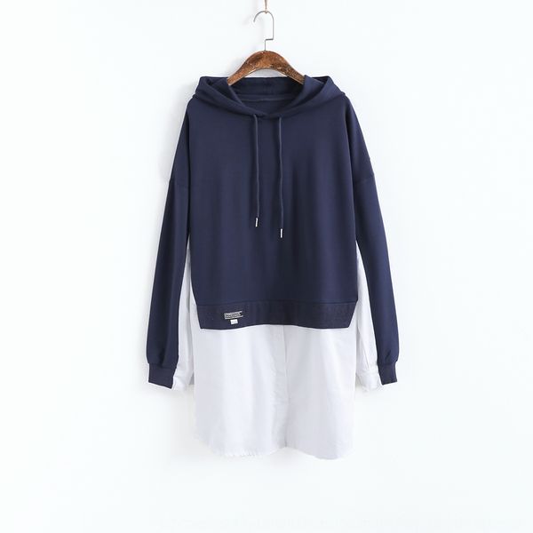 010854 coat sweater coatknitted hooded sweater women's new base shirt long sleeve stitching fake two-piecestyle coat 7d9zm, Black
010854 coat sweater coatknitted hooded sweater women's new base shirt long sleeve stitching fake two-piecestyle coat 7d9zm, Black