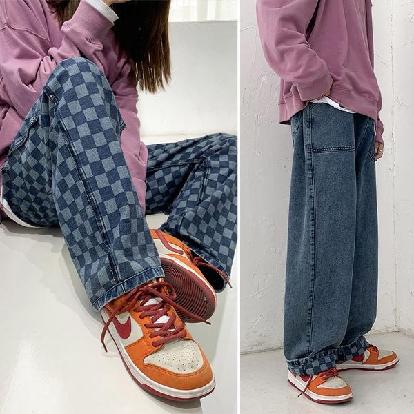 men's jeans neploha casual oversize vintage woman collage streetwear denim pants man hip hop straight harajuku, Blue
men's jeans neploha casual oversize vintage woman collage streetwear denim pants man hip hop straight harajuku, Blue