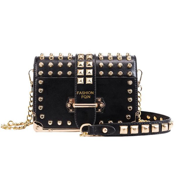 tekiessica fashion rivets punk style chains handbags shoulder purse clutch bags crossbody bags for women messenger bag
tekiessica fashion rivets punk style chains handbags shoulder purse clutch bags crossbody bags for women messenger bag