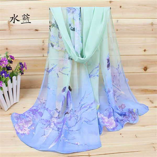 new 2020 fashion soft thin chiffon silk scarf women animal bird printed scarves foulard sjaal cachecol feminino, Blue;gray
new 2020 fashion soft thin chiffon silk scarf women animal bird printed scarves foulard sjaal cachecol feminino, Blue;gray