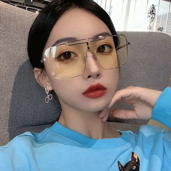 fashion integrated sunglasses women's net korean red large frame thin anti ultraviolet sunglasses square night vision yellow glasses, White;black
fashion integrated sunglasses women's net korean red large frame thin anti ultraviolet sunglasses square night vision yellow glasses, White;black