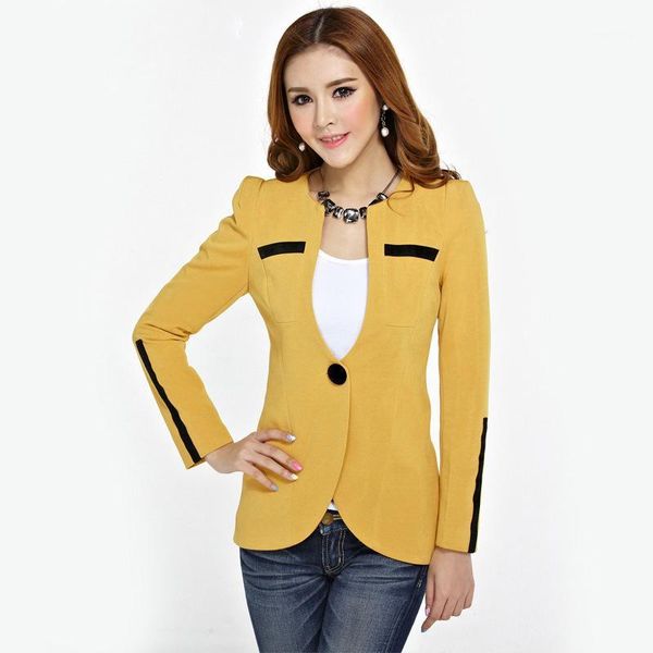 women's jackets autumn winter women slim coat casual long sleeve one button suit outerwear1, Black;brown
women's jackets autumn winter women slim coat casual long sleeve one button suit outerwear1, Black;brown