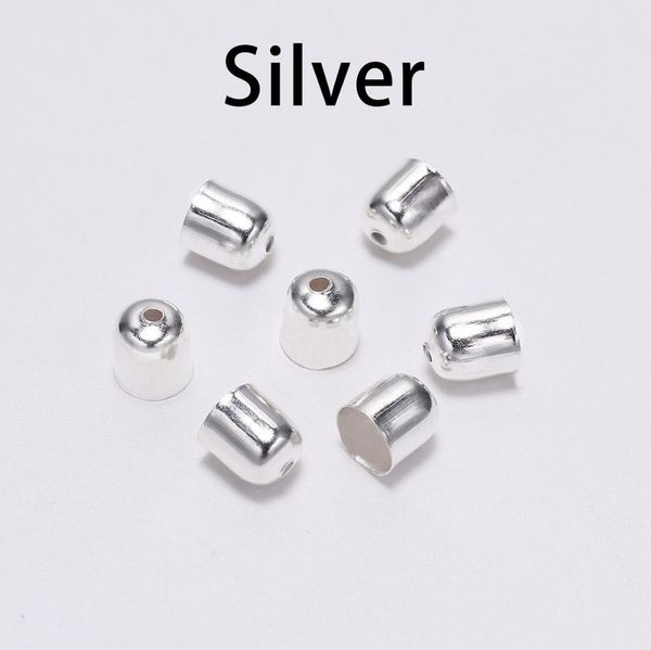 50 100pcs leather cords bracelets buckle finding end tip tassel caps 3 4 5 7 8 10 mm crimp end beads caps h jllxue, Silver
50 100pcs leather cords bracelets buckle finding end tip tassel caps 3 4 5 7 8 10 mm crimp end beads caps h jllxue, Silver
