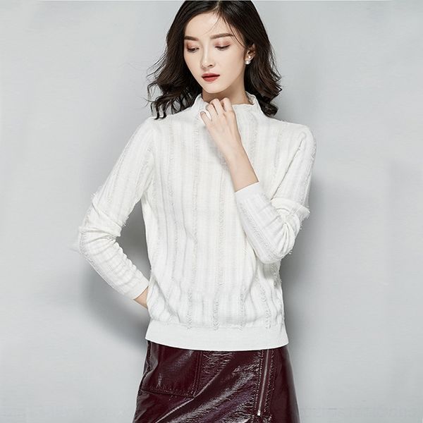 zclwt early spring 2020 new base casual half high neck with wool sweater for slim sweaterwomen's coatsweater fit nncun, White;black
zclwt early spring 2020 new base casual half high neck with wool sweater for slim sweaterwomen's coatsweater fit nncun, White;black