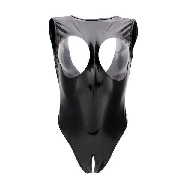 hollow bust black pvc leather bodysuit women high cut thong open crotch cupless erotic leotard party clubwear bodysuit, Black;white
hollow bust black pvc leather bodysuit women high cut thong open crotch cupless erotic leotard party clubwear bodysuit, Black;white