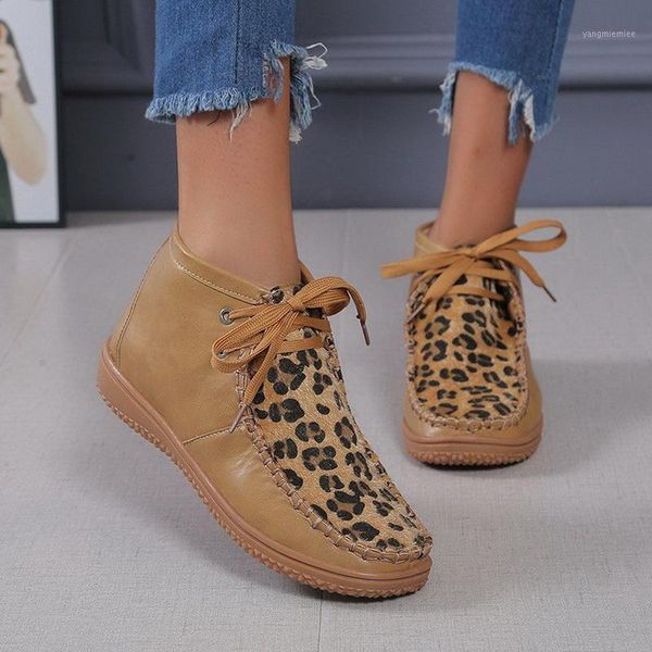 women leopard ankle boots female cross tied pu leather sewing shoes ladies non-slip lace up short boot casual comfort new1, Black
women leopard ankle boots female cross tied pu leather sewing shoes ladies non-slip lace up short boot casual comfort new1, Black
