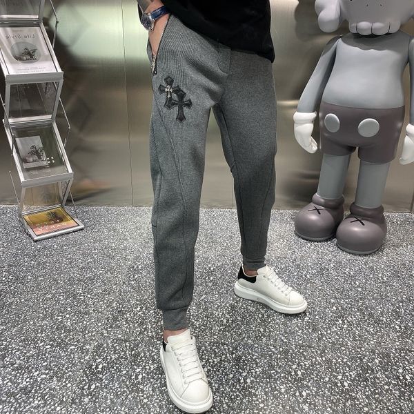 chao brand crosin casual men's plush thickened cross legged sports pants slim leggings, Black
chao brand crosin casual men's plush thickened cross legged sports pants slim leggings, Black