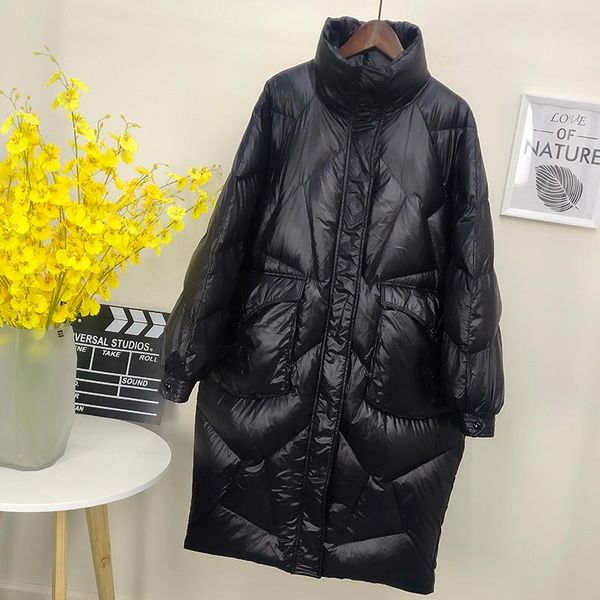 women 2020 winter fashion new stand collar jackets female thicken large size white duck down coats ladies loose outwears l184, Black
women 2020 winter fashion new stand collar jackets female thicken large size white duck down coats ladies loose outwears l184, Black