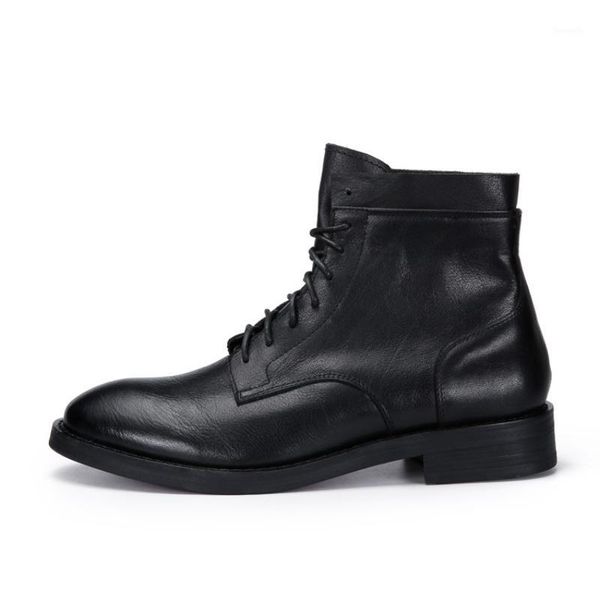 boots winter warm fleece genuine leather men business casual round toe lace up designer shoes1, Black
boots winter warm fleece genuine leather men business casual round toe lace up designer shoes1, Black
