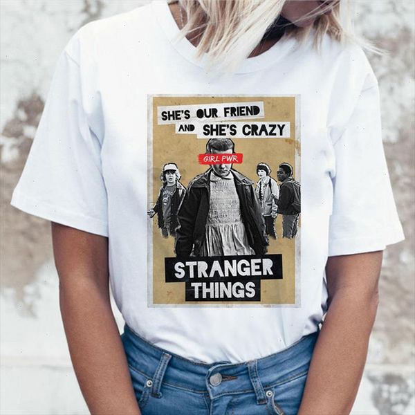 stranger things t shirt women o neck casual tee women harajuku graphic t shirt femme tee shirts funny clothing, White
stranger things t shirt women o neck casual tee women harajuku graphic t shirt femme tee shirts funny clothing, White