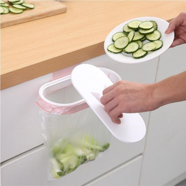 1pcs kitchen garbage bag hanger can hang household door back cabinet with lid trash can bracket storage rack
1pcs kitchen garbage bag hanger can hang household door back cabinet with lid trash can bracket storage rack