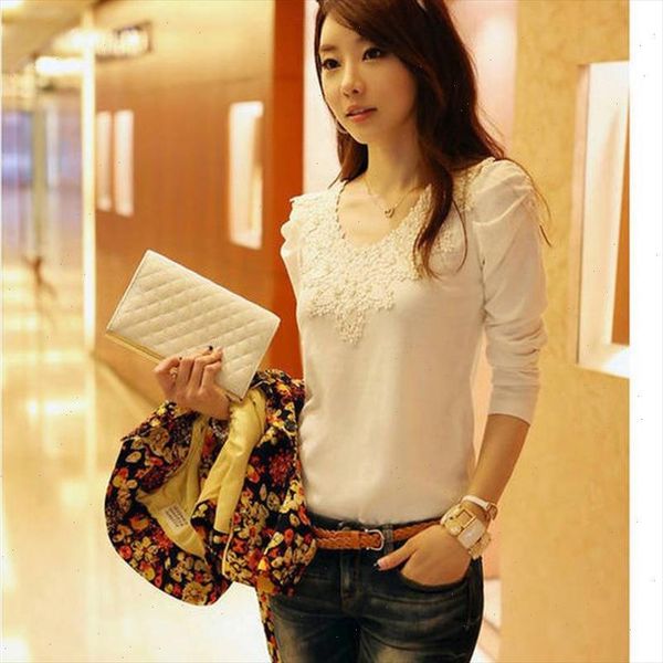 white elegant blouse lace womens blouse long sleeved lace bottoming o neck slim blusa cotton summer large size
white elegant blouse lace womens blouse long sleeved lace bottoming o neck slim blusa cotton summer large size