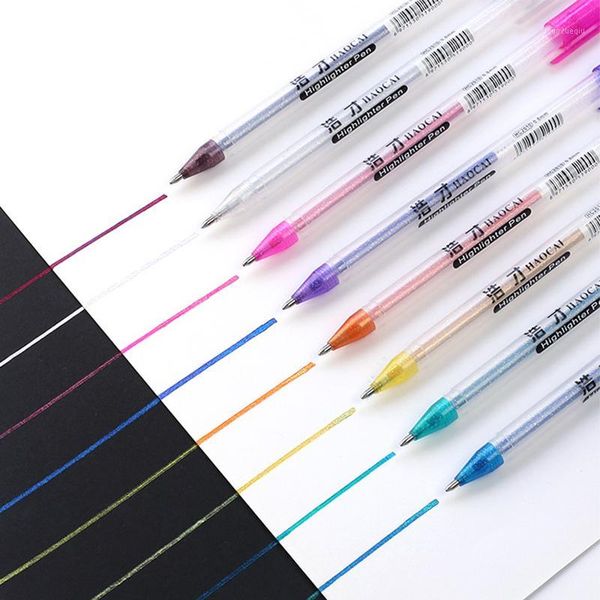 8colors flash gel pen set two-tone highlighter marker pen illusion two color watercolor diy design mark1
8colors flash gel pen set two-tone highlighter marker pen illusion two color watercolor diy design mark1