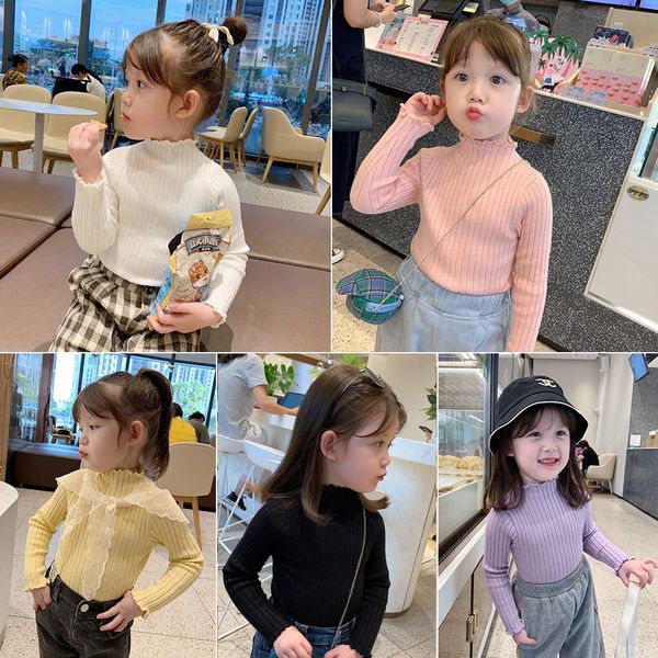 2020 autumn and winter children's solid colored thick casual sweater girls plus velvet knit bottoming shirt boadie, Blue
2020 autumn and winter children's solid colored thick casual sweater girls plus velvet knit bottoming shirt boadie, Blue