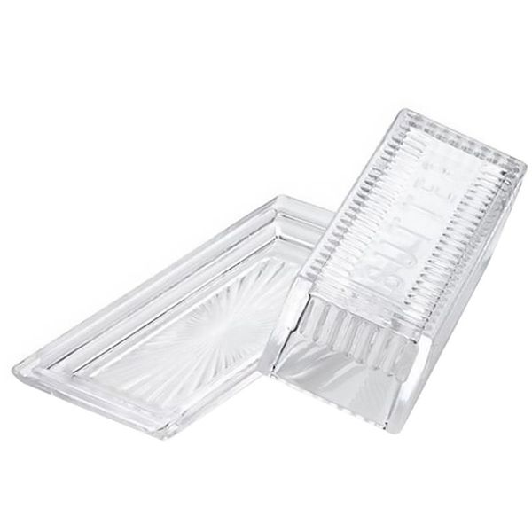 storage bottles & jars 1pc rectangular glass butter plate with lid tableware box container
storage bottles & jars 1pc rectangular glass butter plate with lid tableware box container