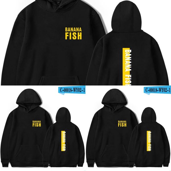 94tpm 2019 japanese animation hoodie violence fish banana street banana dimensional 2 two fish trend hoodie wgmat, Black 
94tpm 2019 japanese animation hoodie violence fish banana street banana dimensional 2 two fish trend hoodie wgmat, Black