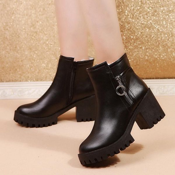 boots sarairis metal zipper ankle women 2021 short plush warm ladies fashion high heels platform shoes1, Black
boots sarairis metal zipper ankle women 2021 short plush warm ladies fashion high heels platform shoes1, Black