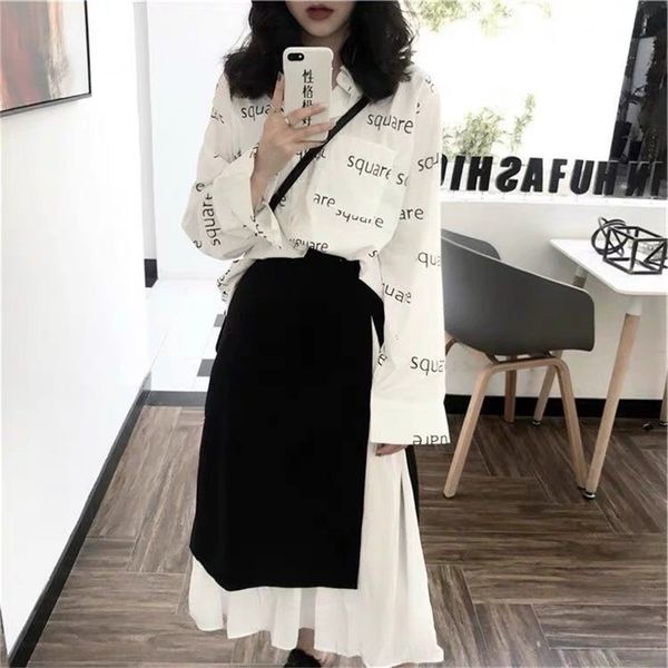 kltol women's spring and autumn suit chic dress white shirt dress shirt white women's sense design niche korean style two-piece se, Gray
kltol women's spring and autumn suit chic dress white shirt dress shirt white women's sense design niche korean style two-piece se, Gray