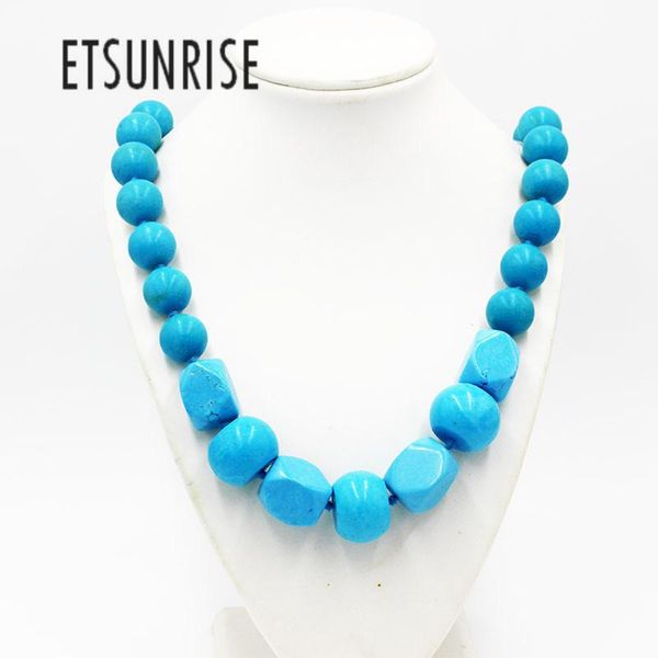 etsunrise natural fashion jewelry geometric tq beads necklace for women girl, Silver
etsunrise natural fashion jewelry geometric tq beads necklace for women girl, Silver