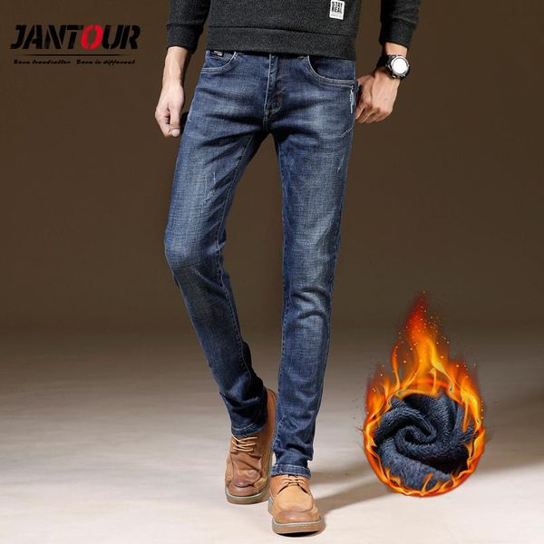 men's jeans brand skinny winter fleece business casual men high elasticity slim pencil pants england style long size 28-38, Blue
men's jeans brand skinny winter fleece business casual men high elasticity slim pencil pants england style long size 28-38, Blue