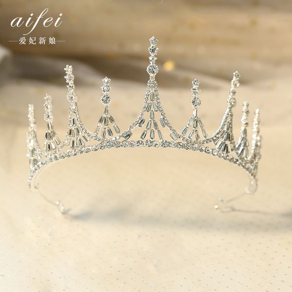 свадебный головной убор корейский супер фея просто атмосфера 18-летний корона свадебные аксессуары для волос, Silver
свадебный головной убор корейский супер фея просто атмосфера 18-летний корона свадебные аксессуары для волос, Silver