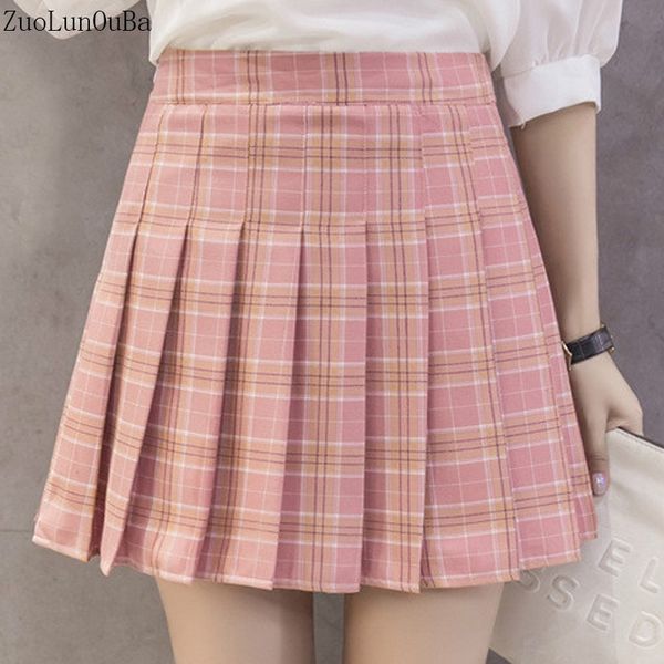 fashion high waist pleated skirt women clothes college wind girl kawaii pink plaid summer skirts womens mini skirts womens y200326, Black
fashion high waist pleated skirt women clothes college wind girl kawaii pink plaid summer skirts womens mini skirts womens y200326, Black
