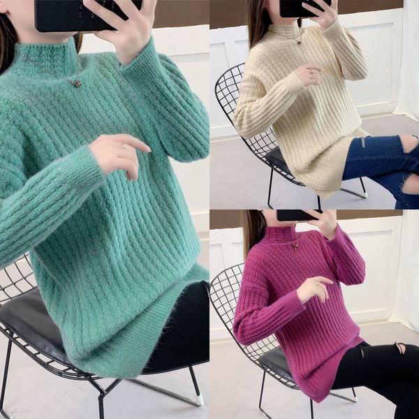 twist high neck for women 2020 sweater new autumn winter extra thick and loose with red mesh on the outside and a bottomed sweater on the om, White;black
twist high neck for women 2020 sweater new autumn winter extra thick and loose with red mesh on the outside and a bottomed sweater on the om, White;black