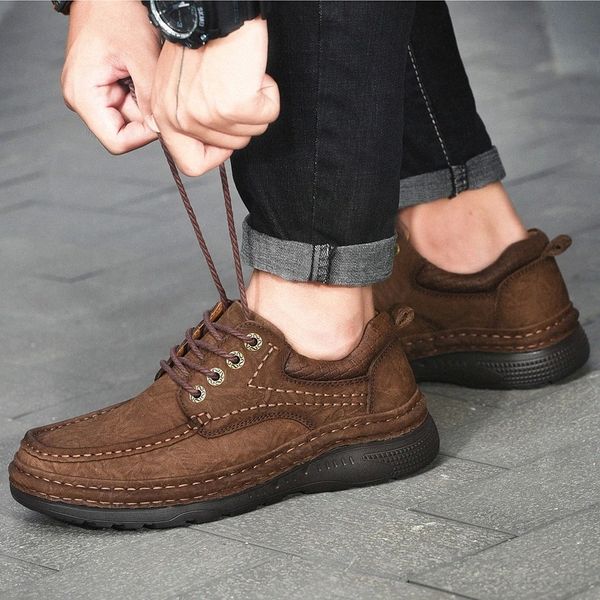 men shoes winter comfortable breathable male flats shoes genuine leather outdoor anti-slip casual sneakers lace up shoes men #kg9r
men shoes winter comfortable breathable male flats shoes genuine leather outdoor anti-slip casual sneakers lace up shoes men #kg9r