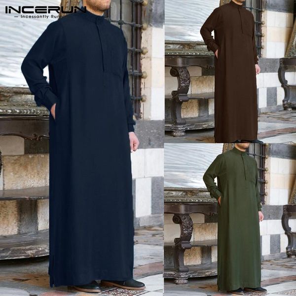 muslim islamic men kaftan arab vintage long sleeve men thobe robe loose dubai saudi arab kaftan clothing 2020 s-5xl incerun1, Red
muslim islamic men kaftan arab vintage long sleeve men thobe robe loose dubai saudi arab kaftan clothing 2020 s-5xl incerun1, Red
