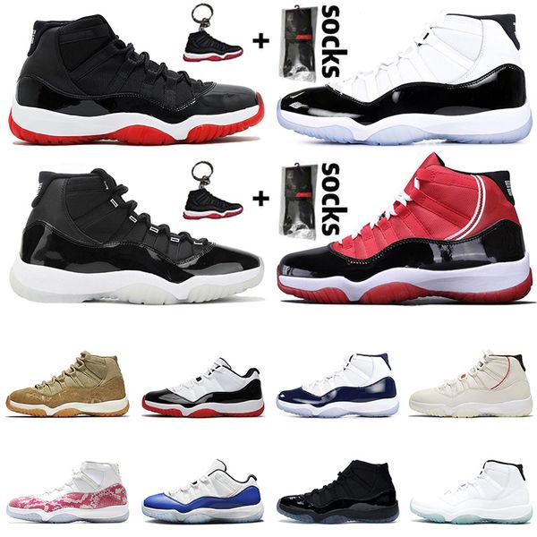 11 25th anniversary basketball shoes 11s jumpman high concord white bred space high cap and gown mens womens trainers, White;red
11 25th anniversary basketball shoes 11s jumpman high concord white bred space high cap and gown mens womens trainers, White;red