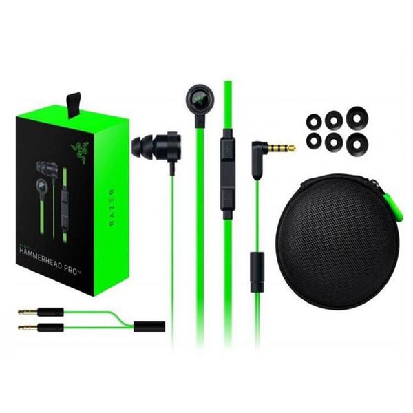 new razer hammerhead pro v2 headphone inear cell phone earphones with microphone with retail package in ear gaming headsets dhl
new razer hammerhead pro v2 headphone inear cell phone earphones with microphone with retail package in ear gaming headsets dhl