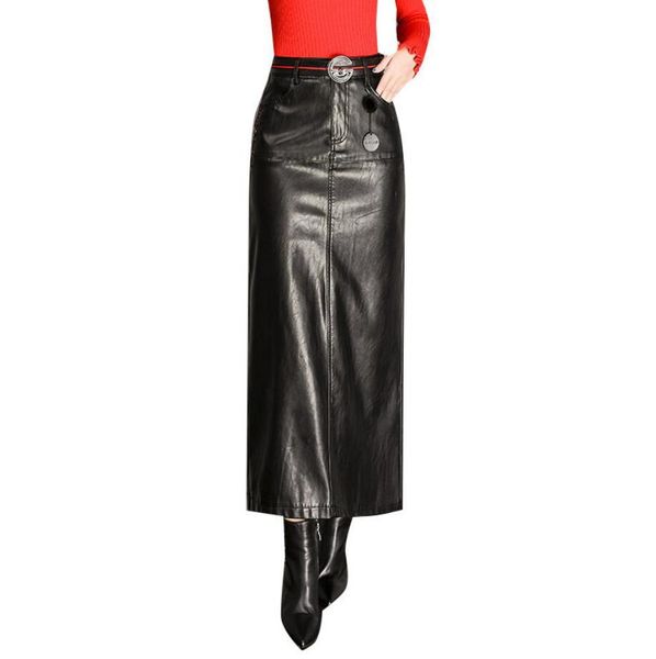 female fashion leather out of autumn high waist long hip-to-line package plutonium skirt q13 swts, Black
female fashion leather out of autumn high waist long hip-to-line package plutonium skirt q13 swts, Black