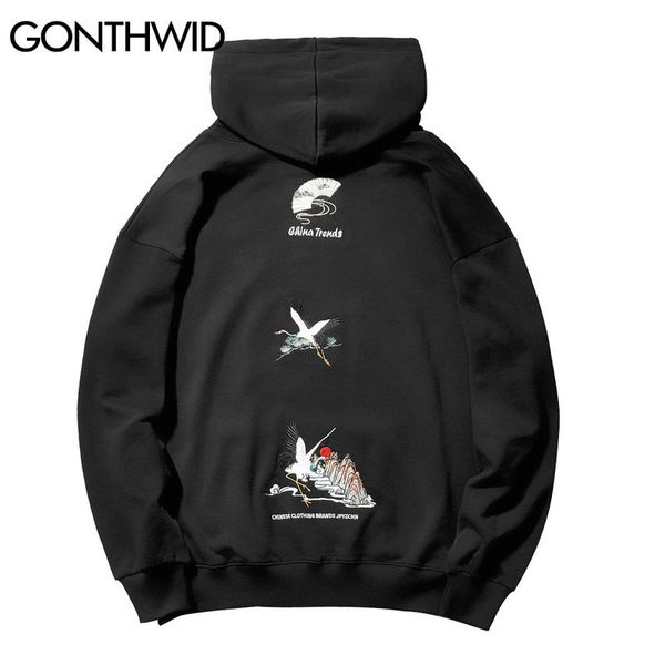 japanese style hooded sweatshirts streetwear hip hop harajuku embroidery cranes pullover hoodies mens casual coats, Black
japanese style hooded sweatshirts streetwear hip hop harajuku embroidery cranes pullover hoodies mens casual coats, Black