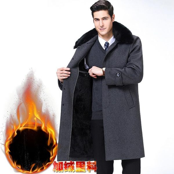 men's wool & blends 2021 arrival autumn and winter long coat for men, jackets warm coat, plus size m-xxxl sa-81, Black
men's wool & blends 2021 arrival autumn and winter long coat for men, jackets warm coat, plus size m-xxxl sa-81, Black