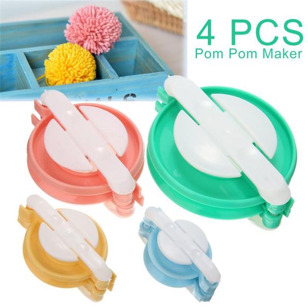 4pcs 4 sizes diy sewing tools pompon set plastic yarn pompon wool maker handmade fluff ball weaver needle craft knitting tools1, Black
4pcs 4 sizes diy sewing tools pompon set plastic yarn pompon wool maker handmade fluff ball weaver needle craft knitting tools1, Black