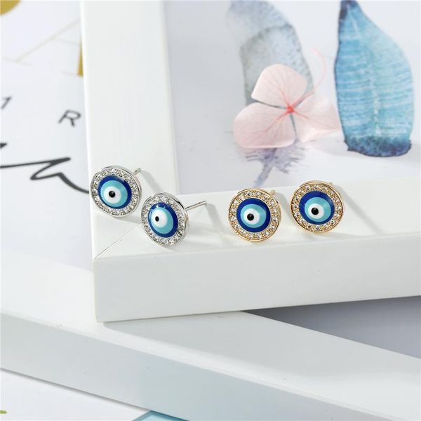 stud dayoff turkey vintage evil eye zircon lucky earrings for women round crystal turkish jewelry e667, Golden;silver
stud dayoff turkey vintage evil eye zircon lucky earrings for women round crystal turkish jewelry e667, Golden;silver